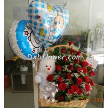 Baby Boy bouquets-1 Baby Boy bouquets-1 - by Dxb Flower