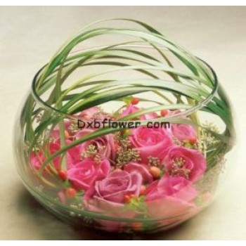 Rose Bowl - by Dxb Flower