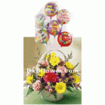 Colorful Seasonal Mix with balloons