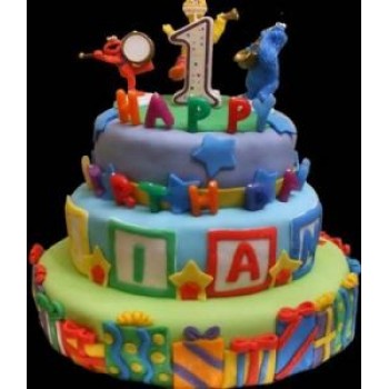 Birthday Cake AE 110012 Birthday Cakes Dubai - Birthday Cake AE 110012 - by Dxb Flower