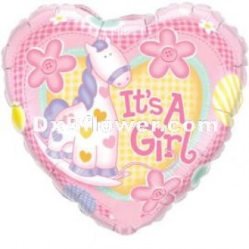 Its Girl Baloons - by Dxb Flower
