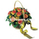 The Classic Rose Basket The Classic Rose Basket