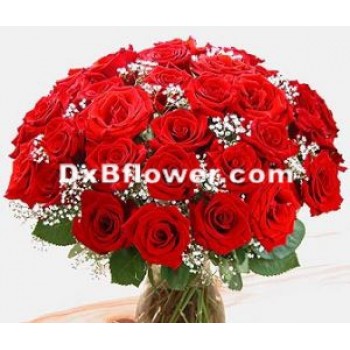 Three Dozen Rose Bouquets - by Dxb Flower