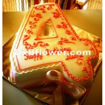 Numerical Single Digit shape cake-C64 Numerical Single Digit shape cake-C64 - by Dxb Flower